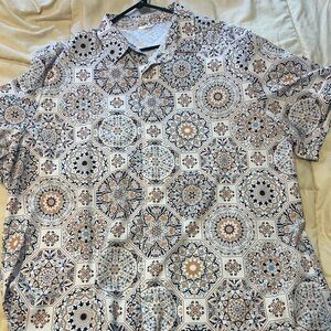 SheLucki Patterned Shirt XXL